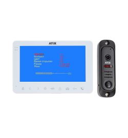 Комплект видеодомофона ATIX AT-I-K710C/T White