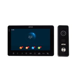 Комплект видеодомофона ATIX AT-I-K711F/T Black