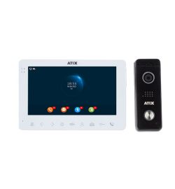 Комплект видеодомофона ATIX AT-I-K711F/T White