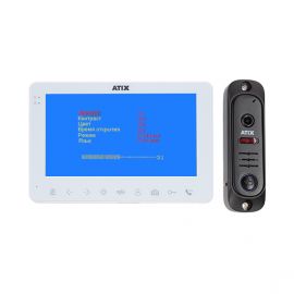 Комплект видеодомофона ATIX AT-I-K710C/T White