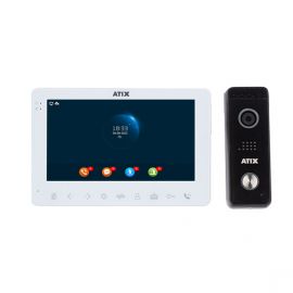 Комплект видеодомофона ATIX AT-I-K711F/T White