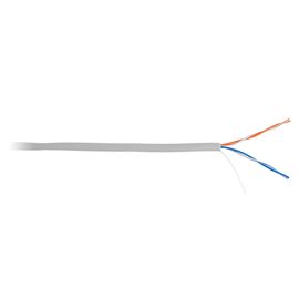 EC-UU002-5-PVC-GY кабель NETLAN U/UTP 2 пары, Кат.5 (Класс D), 100МГц, одножильный, внутренний (305 м/бухта)