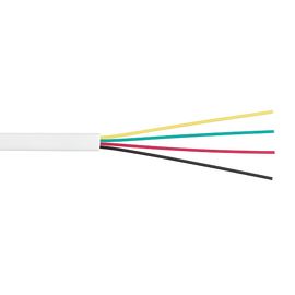 NKL 2026A-WT кабель NIKOLAN телефонный, плоский 4x26AWG, внутренний