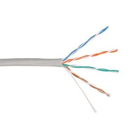 NKL 4100A-GY кабель NIKOLAN UTP 4 пары, кат.5e (класс D), одножильный, медный, 24AWG, серый