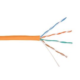 NKL 4100C-OR Кабель NIKOLAN U/UTP, 4 пары, Кат.5e, 24 AWG, внутренний, LSZH, (305 м/бухта)