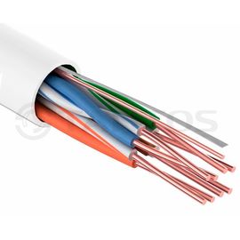 UTP 4PR 24AWG (Cu) CAT5E PVC indoor 4×2×0,48 кабель витая пара (305 м/бухта) Tantos