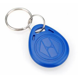 RFID (Mifare) брелок, пластиковый, синий, рабочая частота 13,5 МГц