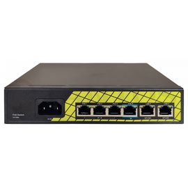 TSn-4FP6F2 6 портовый неуправляемый PoE коммутатор Tantos
