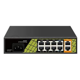 TSn-8FP10G2 10 портовый неуправляемый PoE коммутатор Tantos