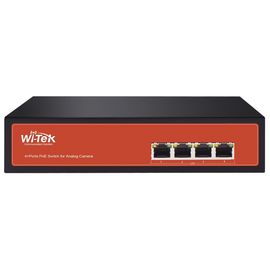 WI-POC104 4 порта BNC; 4 PoE порта сетевой коммутатор Wi-Tek