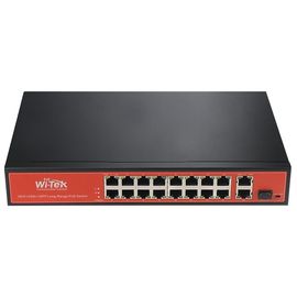 WI-PS518G порты 16 PoE FE + 1 Combo GE + 1 SFP сетевой коммутатор Wi-Tek