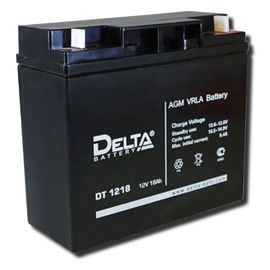 Аккумулятор Delta DT 1218 (12В/18Ач)