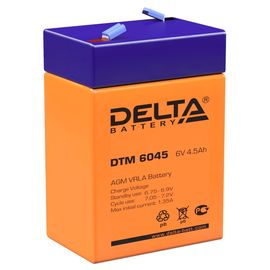 Аккумулятор DTM 6045 Delta  свинцово-кислотный, герметичный (6В/4,5Ач)