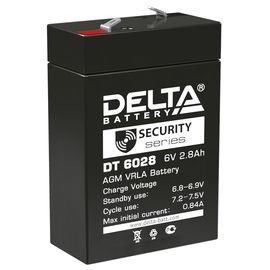 Аккумуляторная батарея Delta DT 6028 (6V / 2.8Ah)