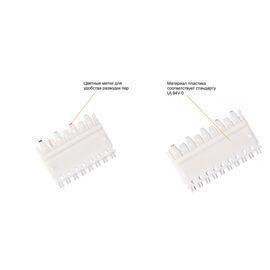 NMC-CC110UD5 Коннектор 110 NIKOMAX, Кат.5е, 5 пар