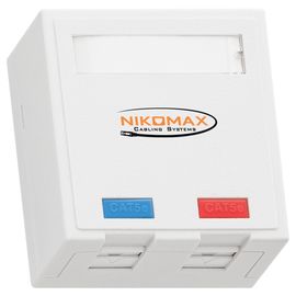 NMC-WO2UD2-FT-ST-WT настенная розетка NIKOMAX