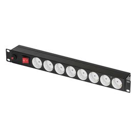 TLK-RS08MF1-BK блок электрических розеток TLK, 19"