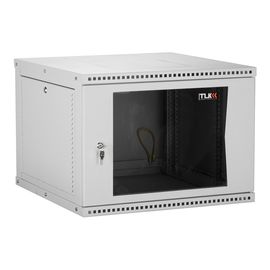 TWI-066045-R-G-GY настенный разборный шкаф TLK 19", 6U