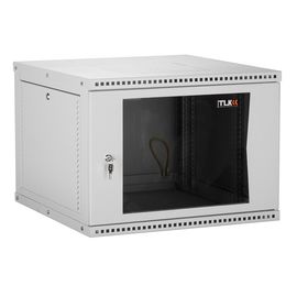 TWI-096045-R-G-GY настенный разборный шкаф TLK 19",9U