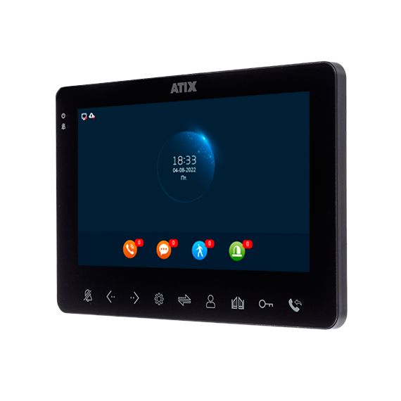 Комплект видеодомофона ATIX AT-I-K711C/T Black в Кемерово! Цена 13 990₽Комплект видеодомофона ATIX AT-I-K711C/T Black в Кемерово! Цена 13 990₽[image_num]