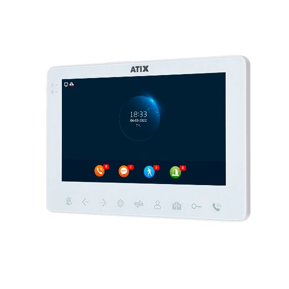 Комплект видеодомофона ATIX AT-I-K711F/T White в Кемерово! Цена 17 150₽Комплект видеодомофона ATIX AT-I-K711F/T White в Кемерово! Цена 17 150₽[image_num]
