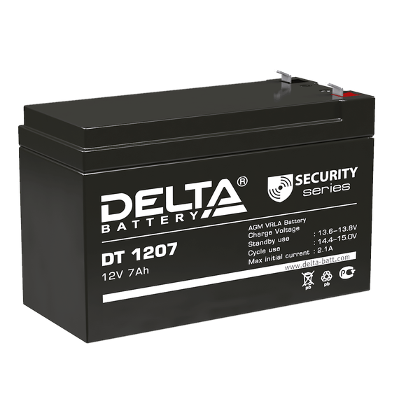 Аккумулятор Delta DT 1207