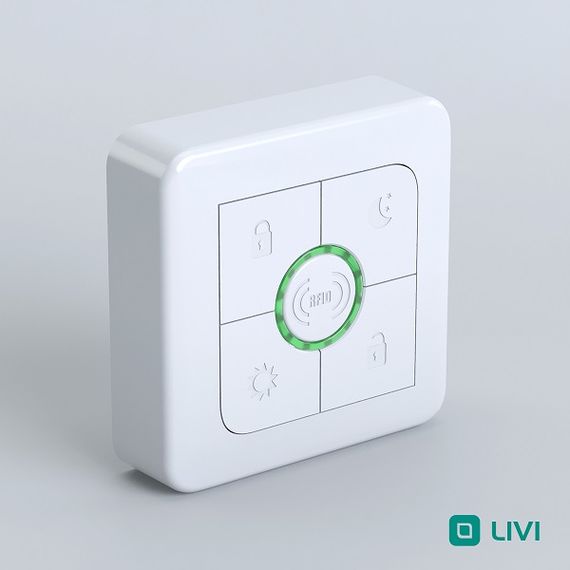 Livi RFID беспроводное устройство постановки/снятия с охраны по технологии RFIDLivi RFID беспроводное устройство постановки/снятия с охраны по технологии RFID[image_num]