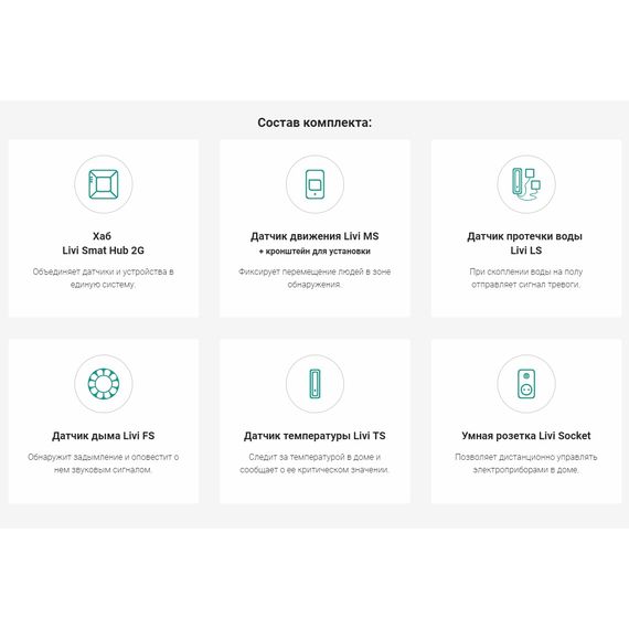 Livi Smart Home стартовый комплект Livicom "Умный дом"Livi Smart Home стартовый комплект Livicom "Умный дом"[image_num]