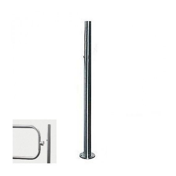 PERCo-BH02 2-04/EL Стойка с электромагнитным устройством блокировки, нержавеющая сталь
