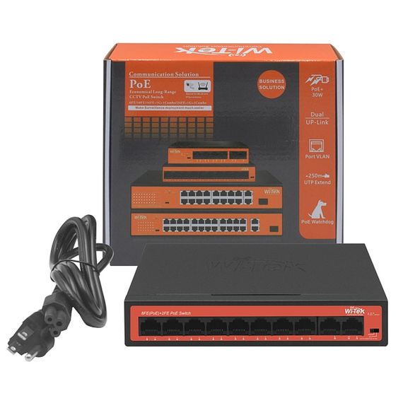 WI-PS210H коммутатор неуправляемый Wi-TekWI-PS210H коммутатор неуправляемый Wi-Tek[image_num]