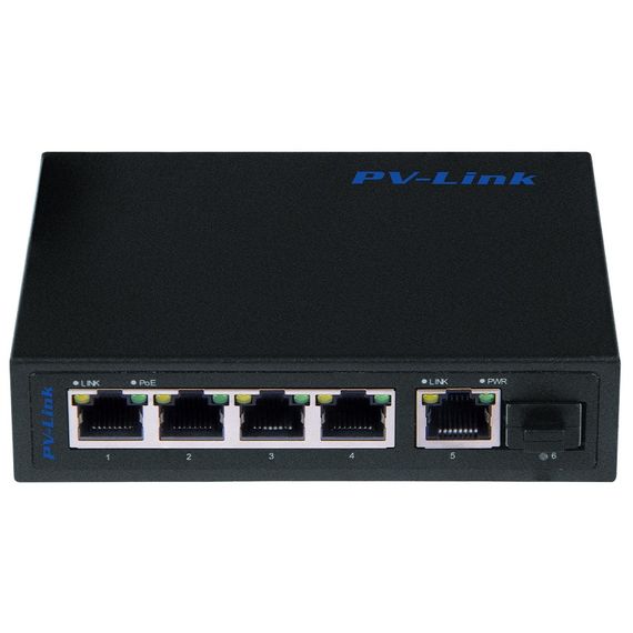 PV-POE04G1S1 (ver. 2068) 6 портовый коммутаторPV-POE04G1S1 (ver. 2068) 6 портовый коммутатор[image_num]