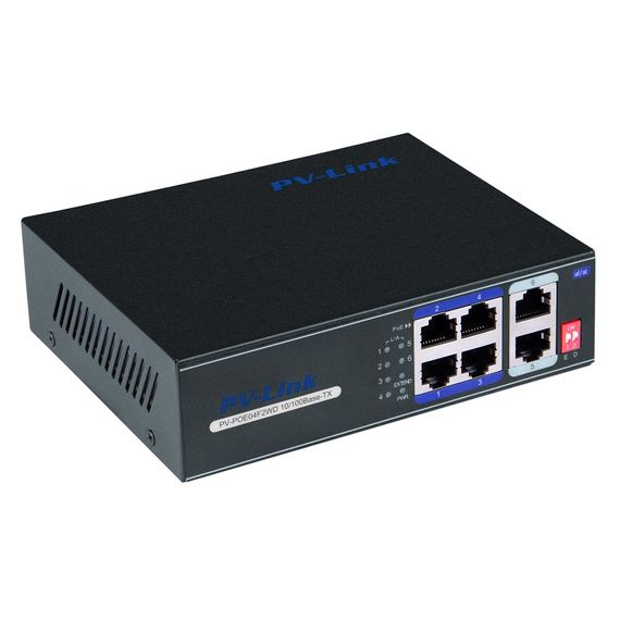 PV-POE04F2WD PV-Link (ver.2066) 6 портовый коммутаторPV-POE04F2WD PV-Link (ver.2066) 6 портовый коммутатор[image_num]