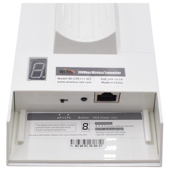 WI-CPE111-KIT беспроводное сетевое оборудование Wi-TekWI-CPE111-KIT беспроводное сетевое оборудование Wi-Tek[image_num]