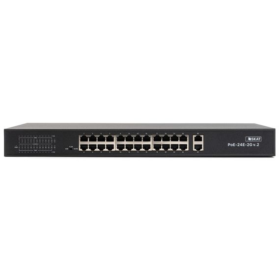 SKAT POE-24E-2G V.2 неуправляемый коммутаторSKAT POE-24E-2G V.2 неуправляемый коммутатор[image_num]