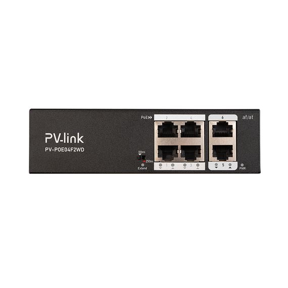 PV-POE04F2WD (ver.2122) 6 портовый коммутатор PV-LinkPV-POE04F2WD (ver.2122) 6 портовый коммутатор PV-Link[image_num]