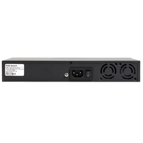 SKAT PoE-16E-2G-1S коммутатор сетевой 19 портовыйSKAT PoE-16E-2G-1S коммутатор сетевой 19 портовый[image_num]