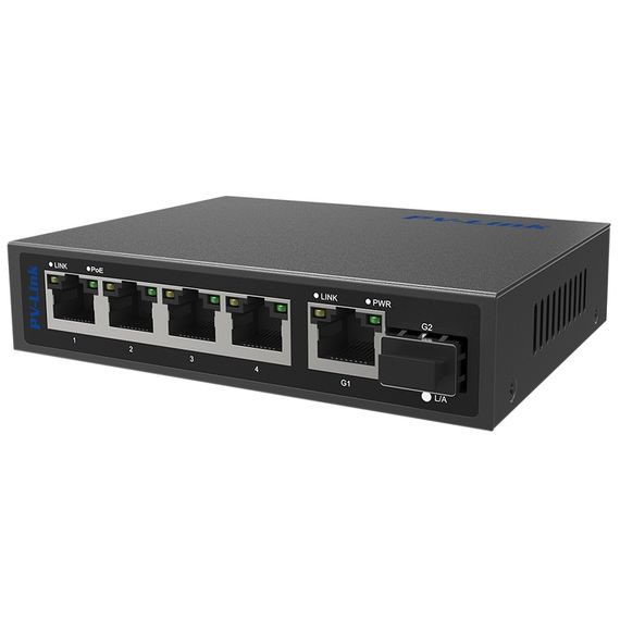 PV-POE04G1S1 (ver. 2068) 6 портовый коммутатор