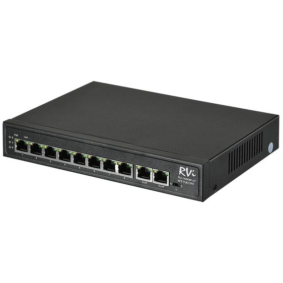 RVi-1NS08F-2T 10 портовый сетевой коммутатор RVi