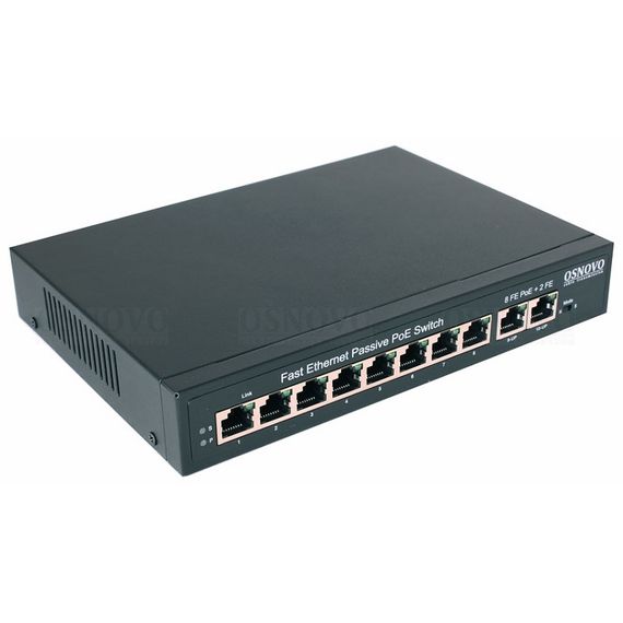 SW-21000/A (120W) 10 портовый пассивный PoE-коммутатор Osnovo