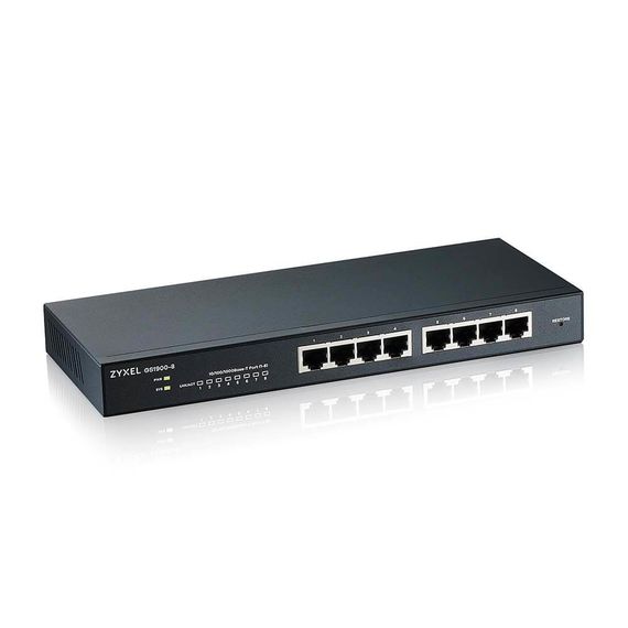 GS1900-8 коммутатор 8-ми портовый управляемый Zyxel