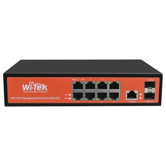 WI-PMS310GF-Alien управляемый гигабитный L2 коммутатор с функцией PoE Wi-Tek