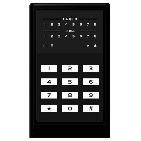 МИРАЖ-КД-04 (black) кнопочная кодовая панель