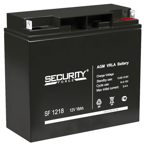 Аккумулятор SF 1218 Security Force