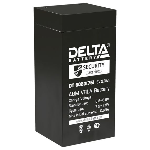 Аккумулятор DT 6023 (75) Delta