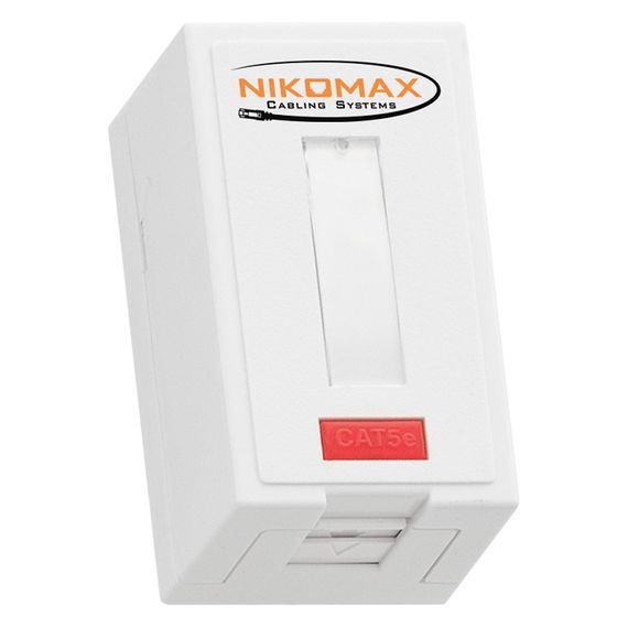 NMC-WO1UD2-FT-ST-WT настенная розетка NIKOMAX