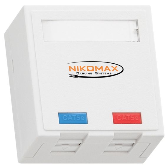 NMC-WO2UD2-FT-ST-WT настенная розетка NIKOMAX