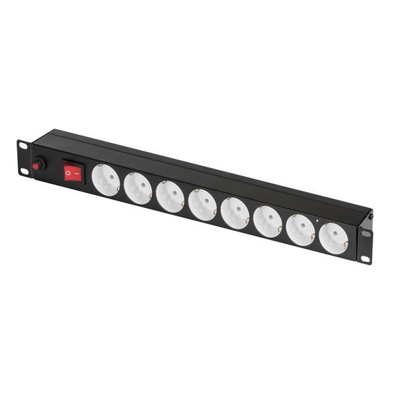 TLK-RS08MF1-BK блок электрических розеток TLK, 19"