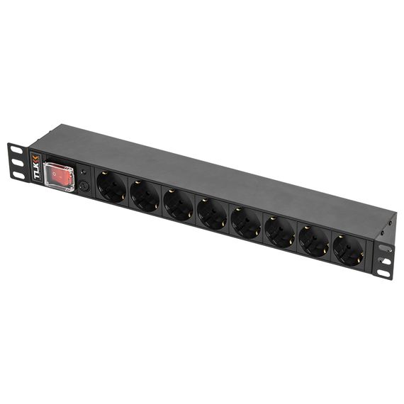 TLK-RSC08-MTF-04-BK блок электрических розеток TLK, 19"