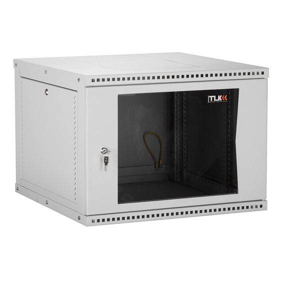 TWI-096045-R-P-GY настенный разборный шкаф TLK 19", 9U