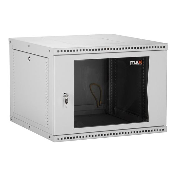 TWI-126045-R-G-GY настенный разборный шкаф TLK 19", 12U
